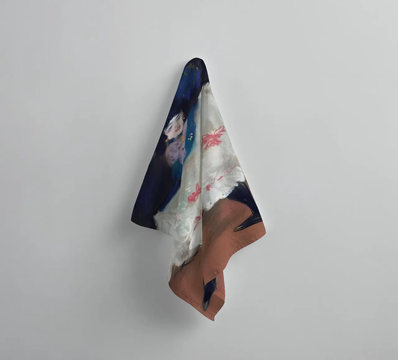 Ballerina di can-can ispirata a Picasso - Belle Époque Vibe asciugamano da bagno da homdeco