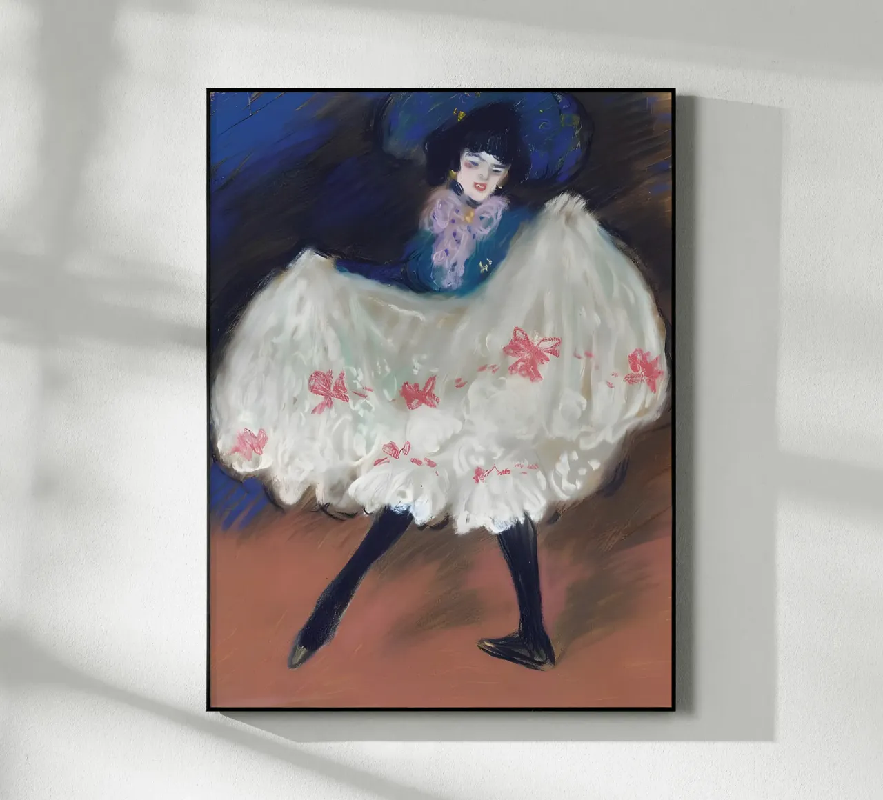 Ballerina di can-can ispirata a Picasso - Belle Époque Vibe plexiglass da homdeco