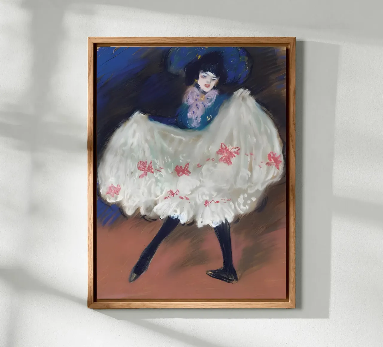 Ballerina di can-can ispirata a Picasso - Belle Époque Vibe alluminio dibond da homdeco