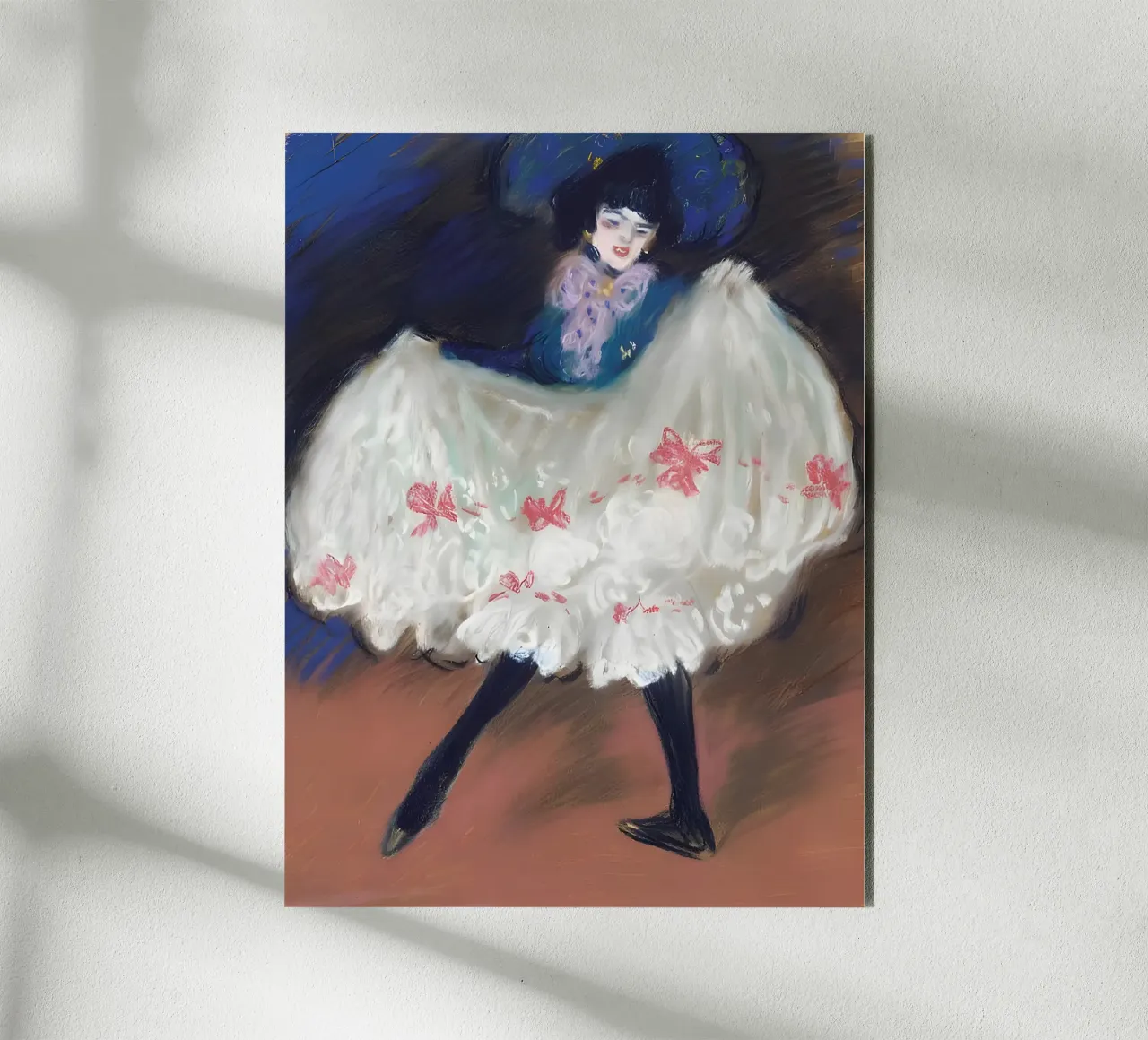 Ballerina di can-can ispirata a Picasso - Belle Époque Vibe alluminio dibond da homdeco
