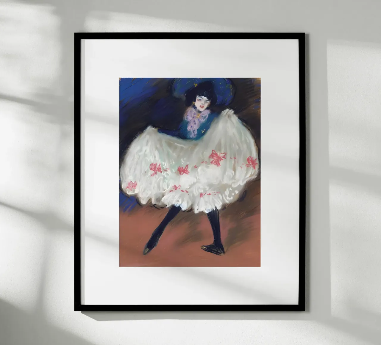 Ballerina di can-can ispirata a Picasso - Belle Époque Vibe carta hahnemühle da homdeco