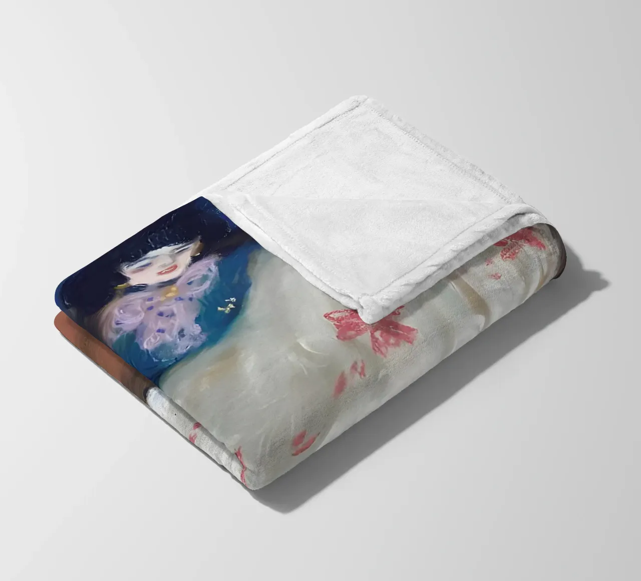 Ballerina di can-can ispirata a Picasso - Belle Époque Vibe coperta in pile da homdeco
