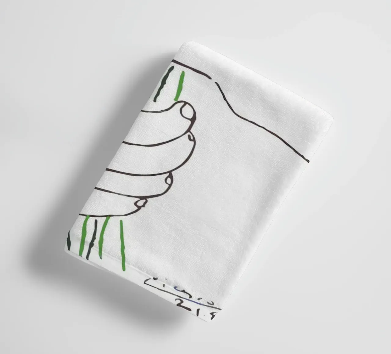 Picasso Boeket van Vrede - Levendige Abstracte Bloemenprint badhanddoek van homdeco