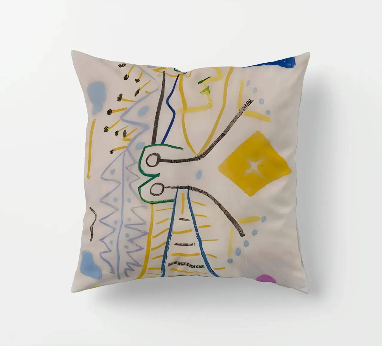 Picasso Abstracte compositie 1958 - Avant-Garde Moderne Kunst kussen van homdeco