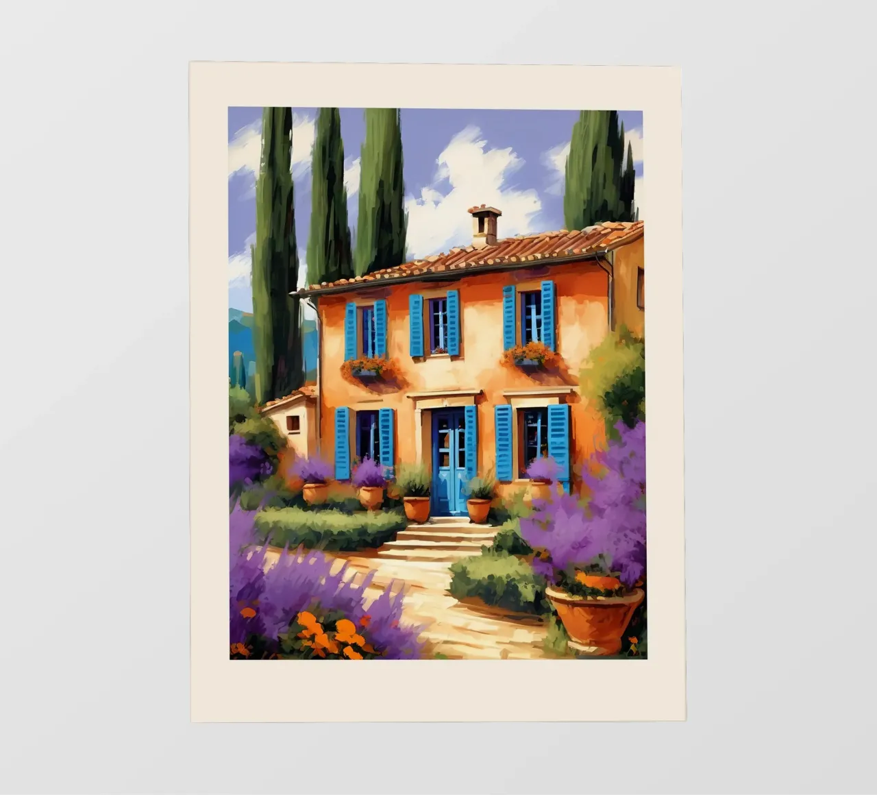 Summer in Provence telo in pvc da Indigo Rain