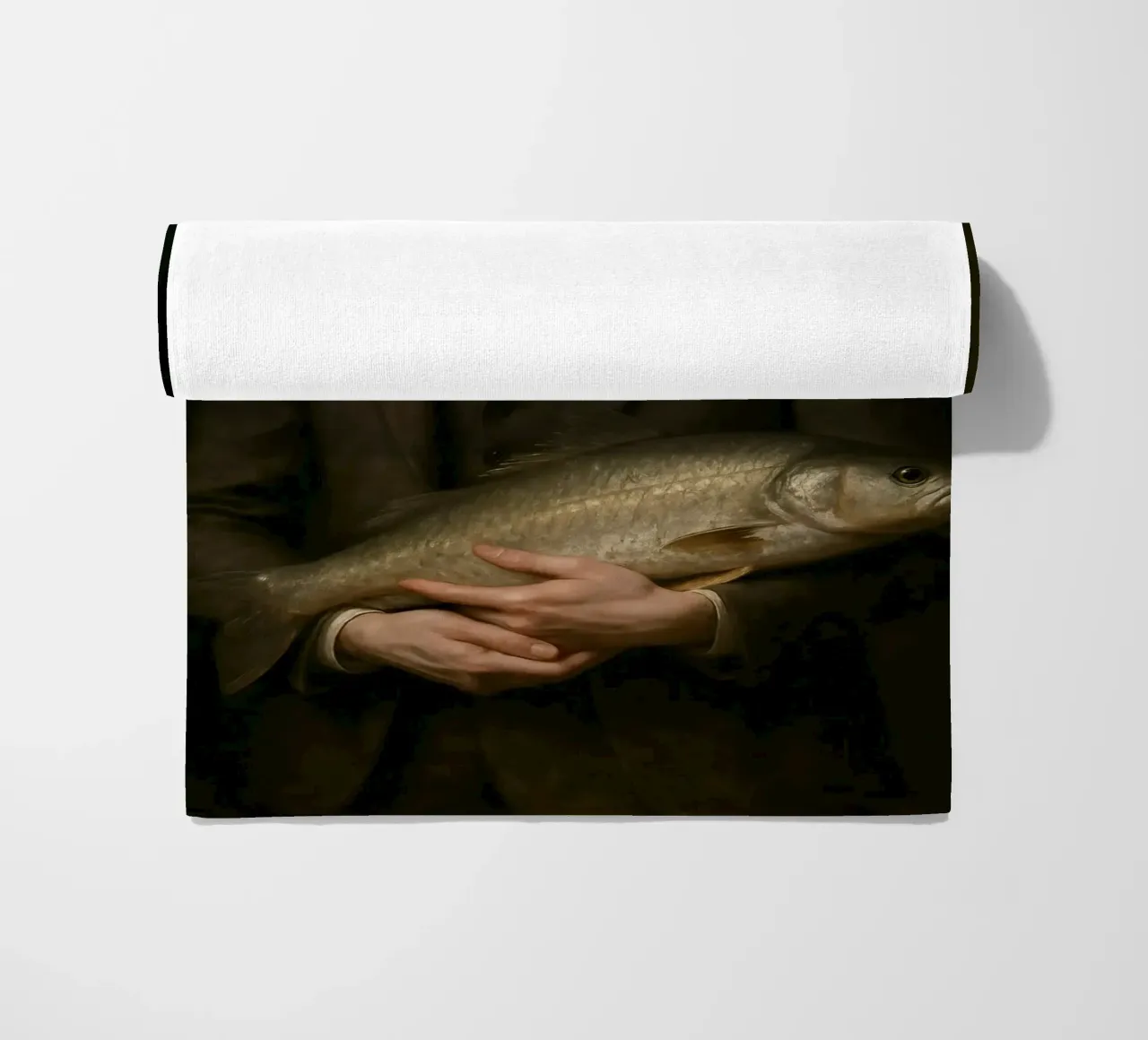 Vecchia maestria. Eppure con il pesce. telo mare da KUNSTstück