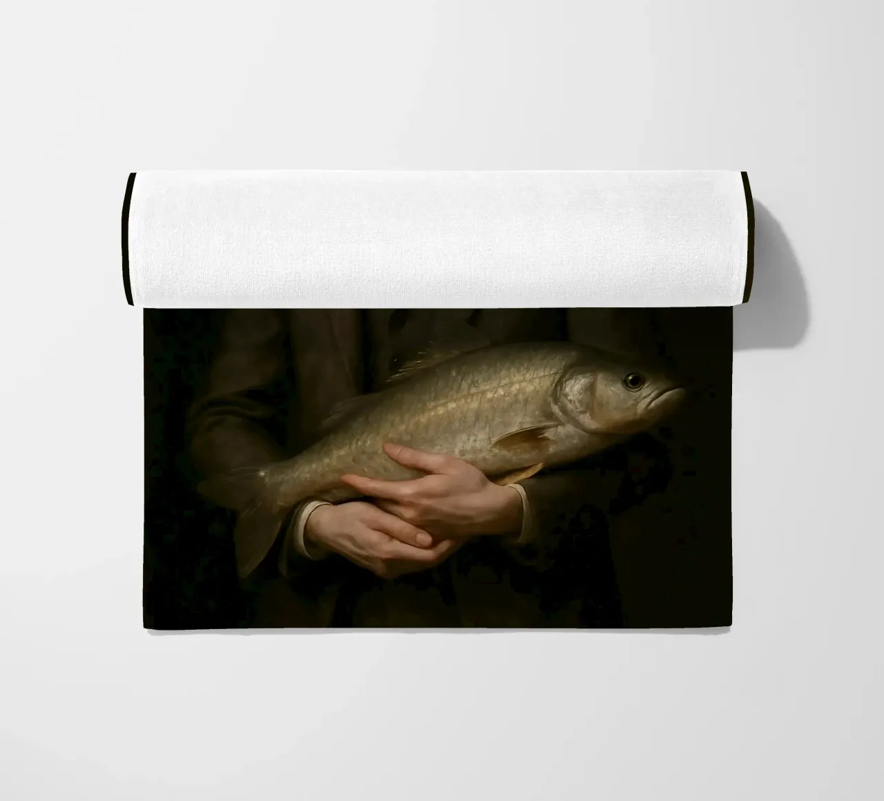 Vecchia maestria. Eppure con il pesce. telo mare da KUNSTstück
