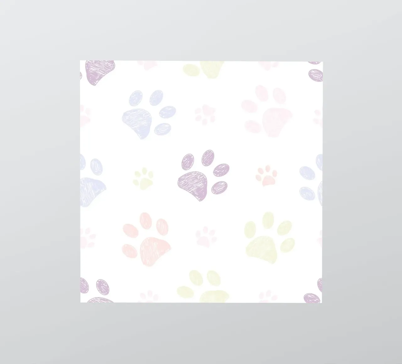Soft vintage paw prints sticker by gulsengunel
