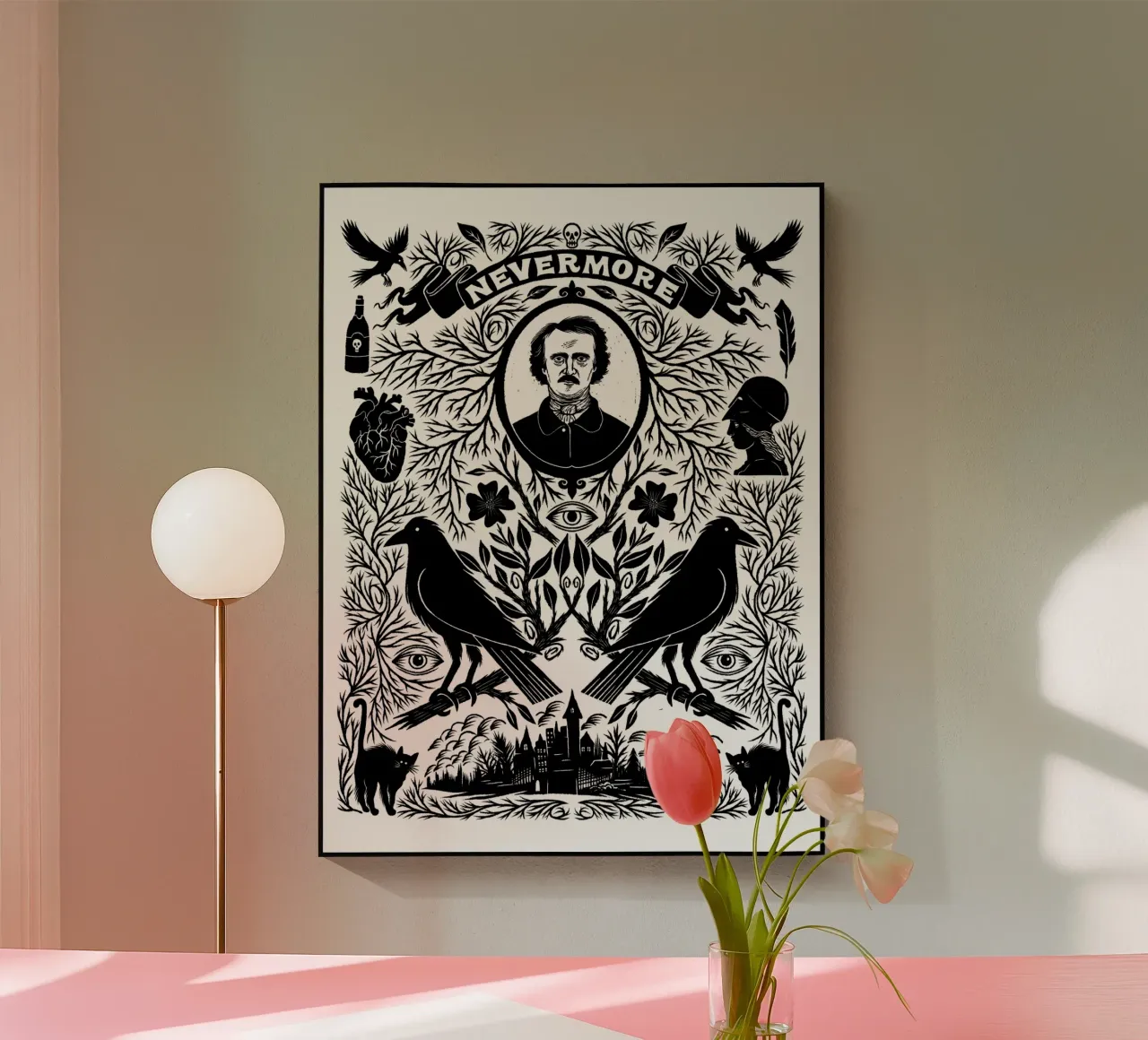 Nevermore acrylic glass by Matthew Taylor Wilson