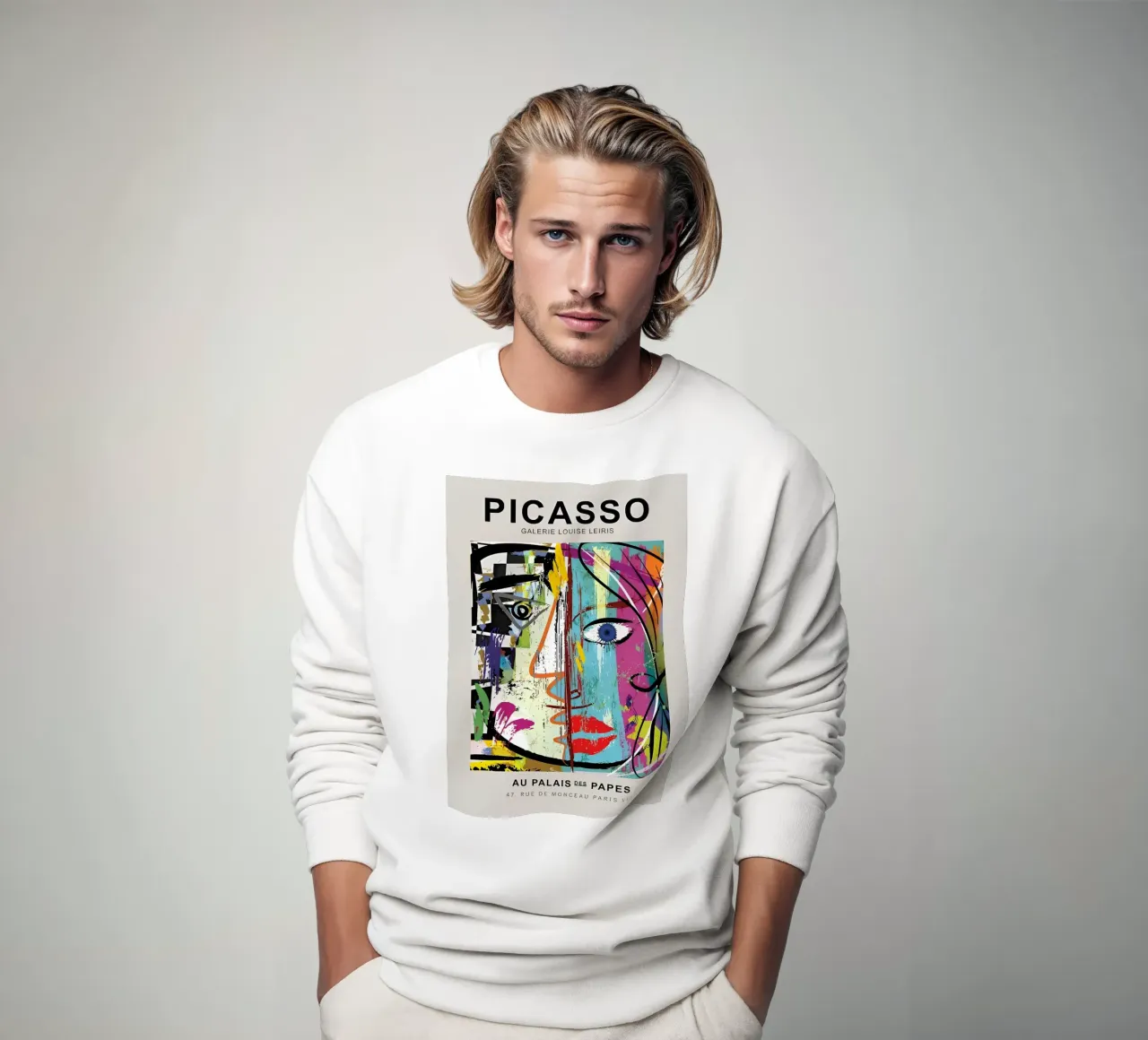Picasso Gallery Louise Leiris Abstract Cubist Print sweatshirt by homdeco