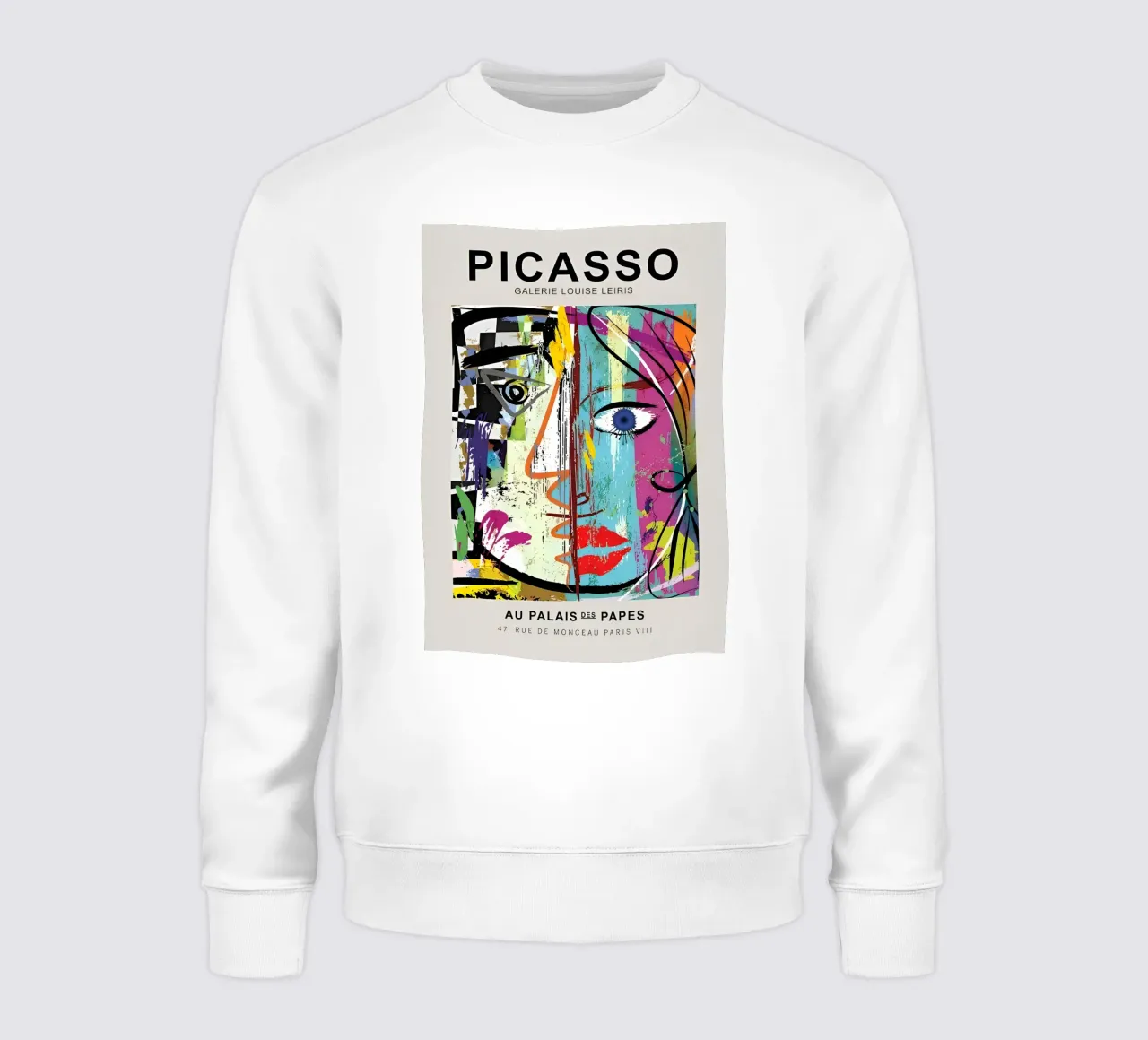 Picasso Gallery Louise Leiris Abstract Cubist Print sweatshirt by homdeco