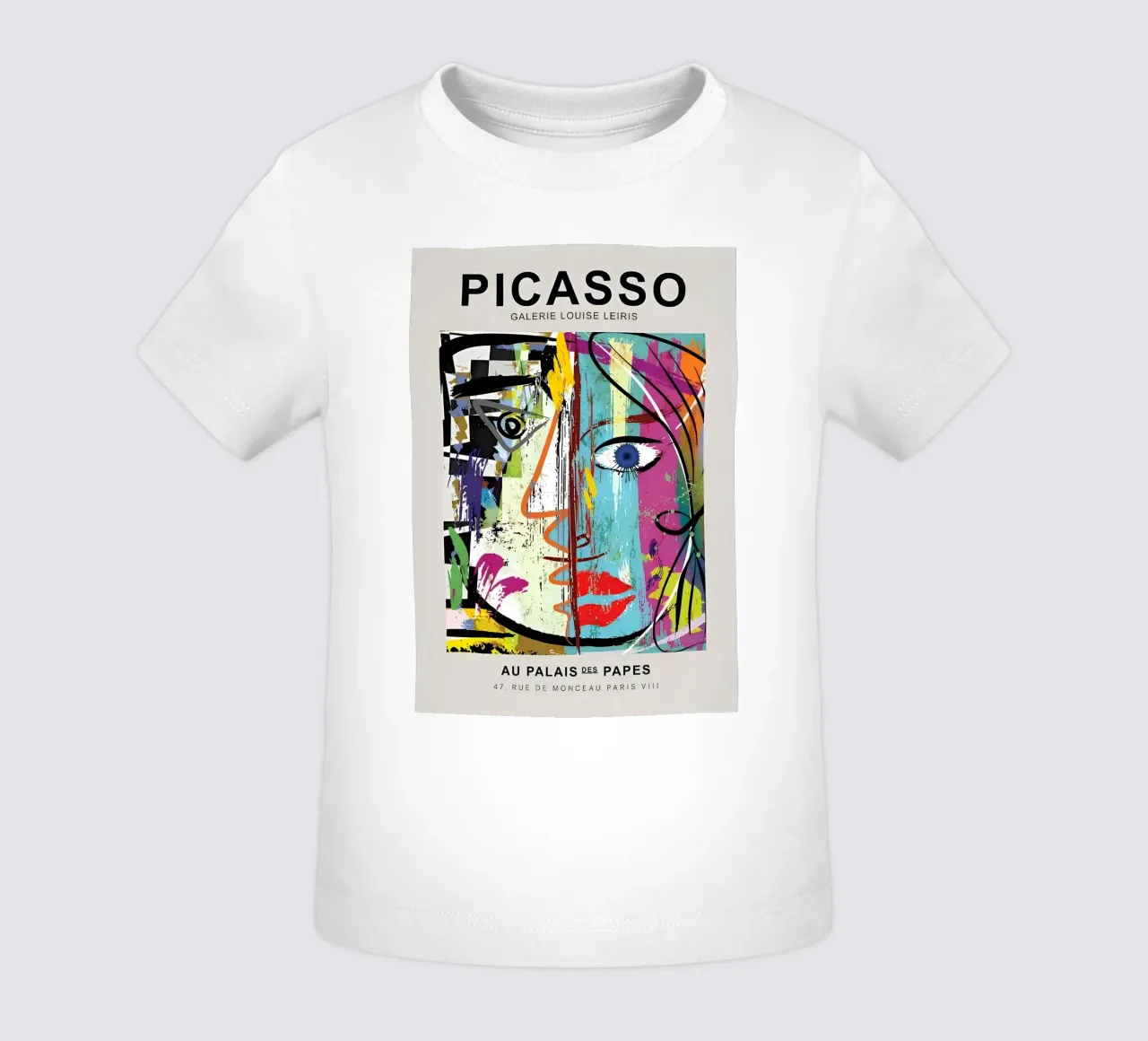 Galleria Picasso Louise Leiris Stampa cubista astratta maglietta neonato da homdeco