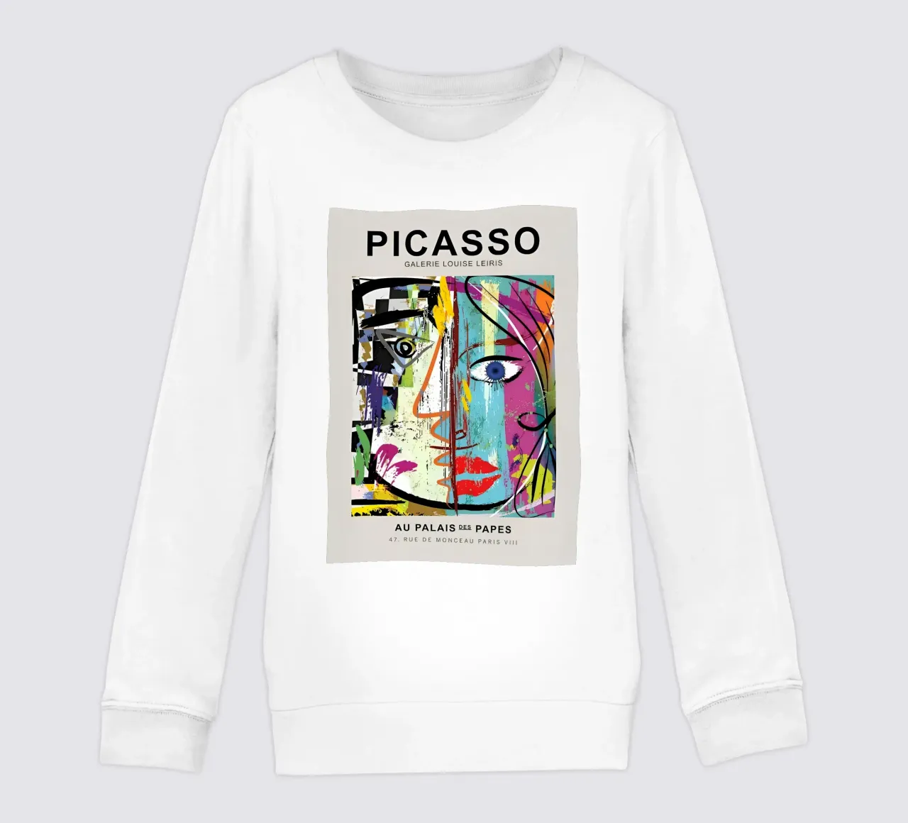 Picasso Gallery Louise Leiris Abstract Cubist Print kids sweatshirt by homdeco