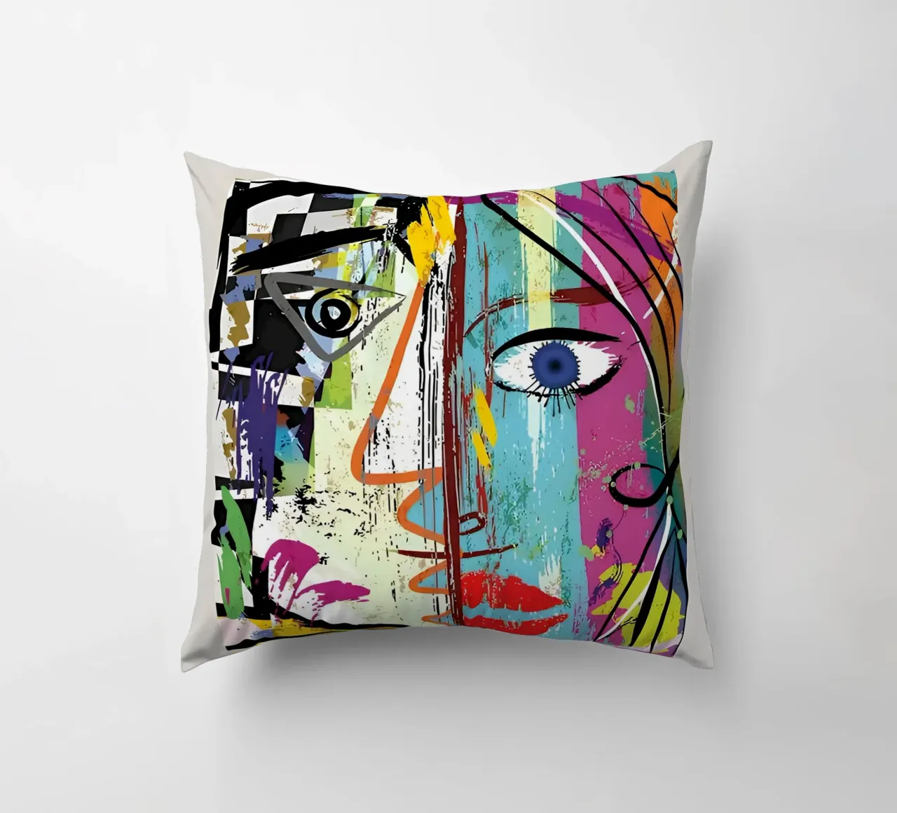 Picasso Gallery Louise Leiris Abstract Cubist Print decorative cushion by homdeco