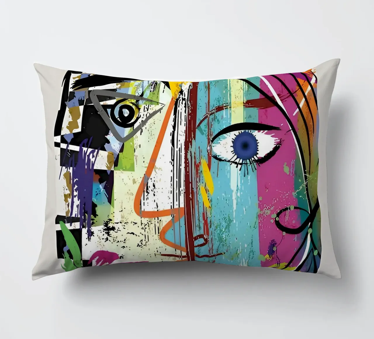 Picasso Gallery Louise Leiris Abstract Cubist Print decorative cushion by homdeco