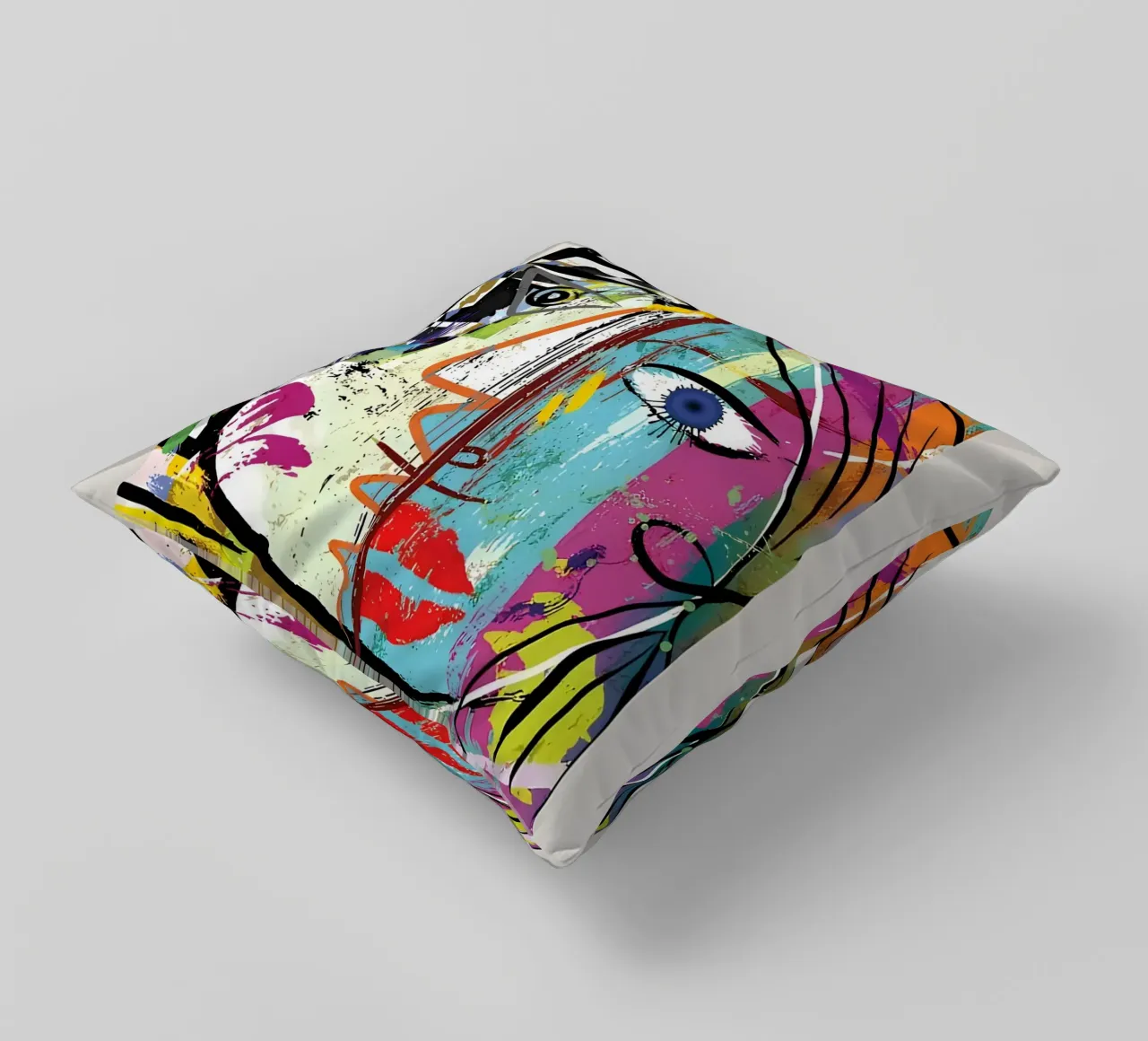 Picasso Gallery Louise Leiris Abstract Cubist Print decorative cushion by homdeco