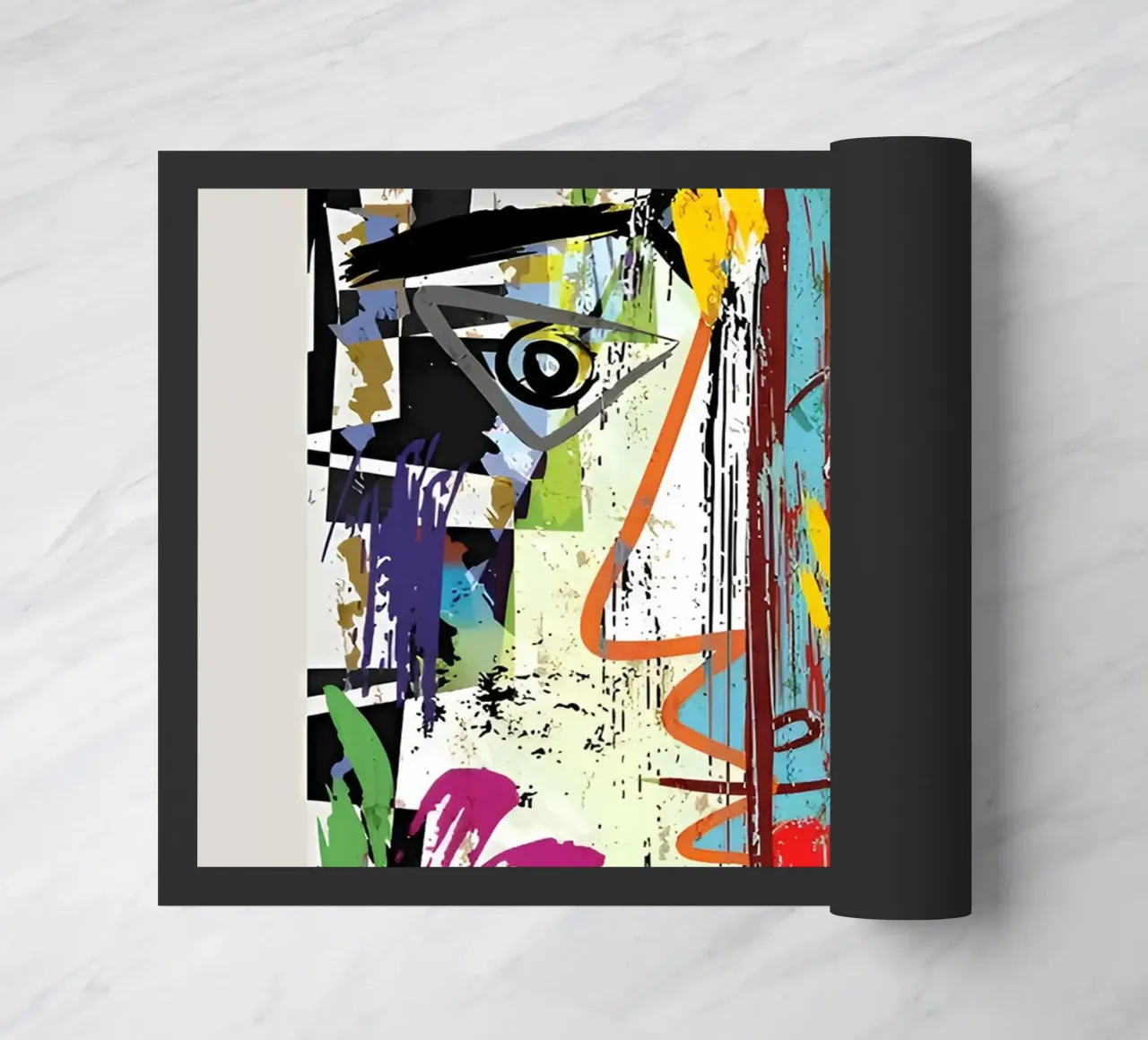 Picasso Gallery Louise Leiris Abstract Cubist Print doormat by homdeco