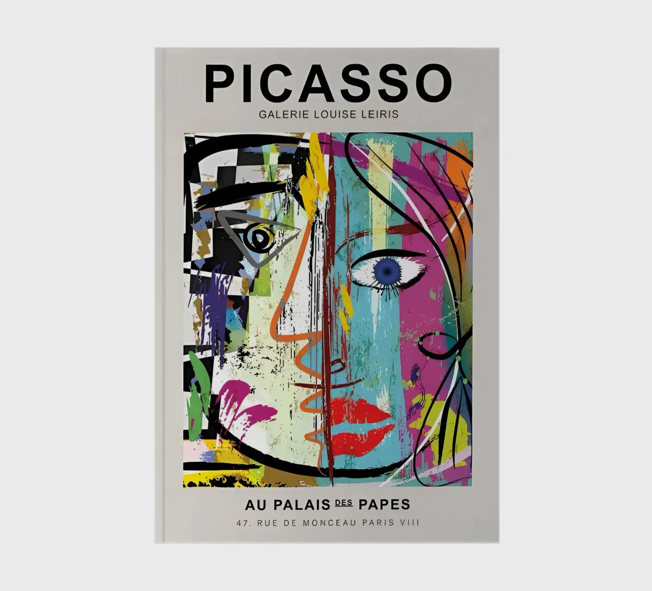 Picasso Gallery Louise Leiris Abstract Cubist Print notebook by homdeco