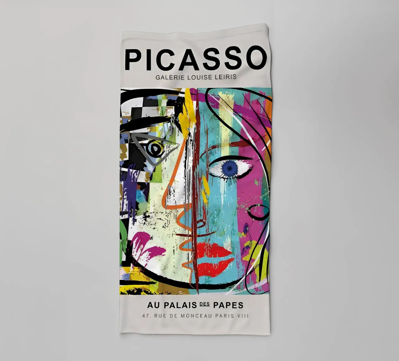 Picasso Gallery Louise Leiris Abstract Cubist Print towel by homdeco