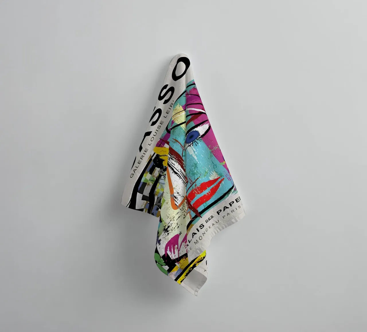 Picasso Gallery Louise Leiris Abstract Cubist Print towel by homdeco