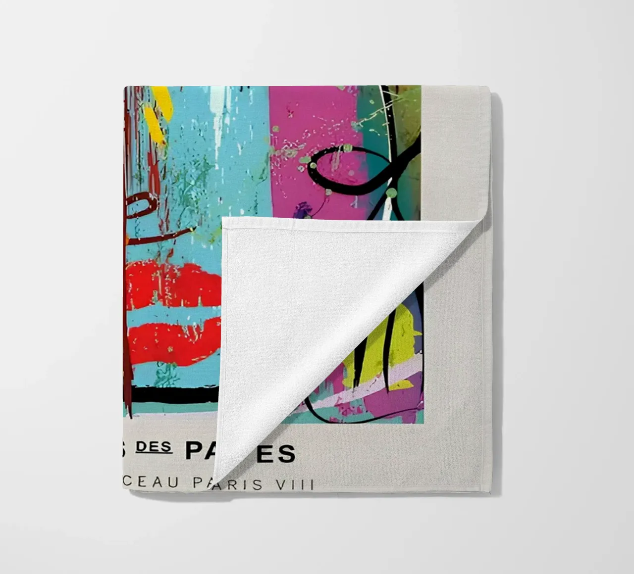 Picasso Gallery Louise Leiris Abstract Cubist Print beach towel by homdeco