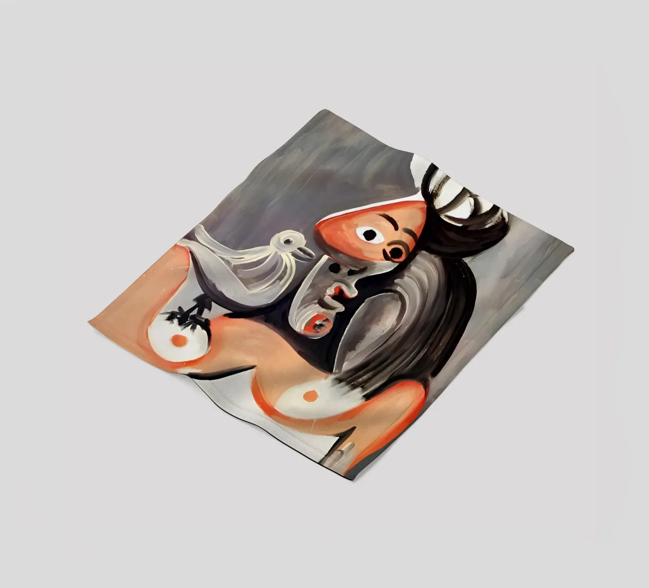 Poster della mostra di Picasso Jacqueline e Maurice Guillaud coperta in pile da homdeco