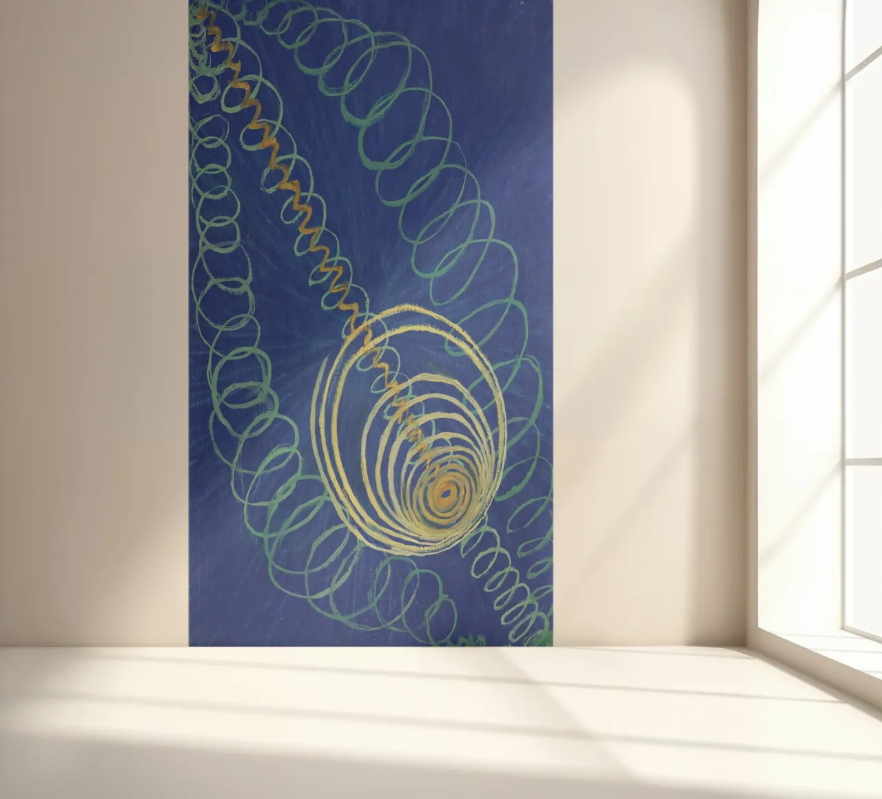 Hilma af Klint Primordiale Chaos Abstracte Kunstdruk fotobehang van homdeco