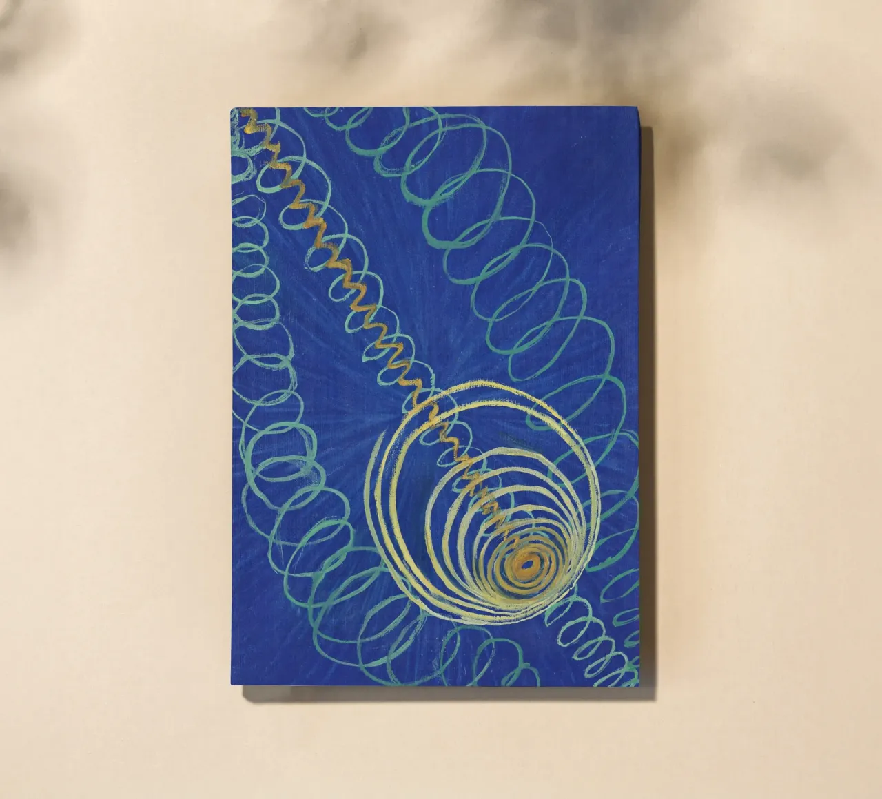 Hilma af Klint Primordial Chaos Abstract Art Print notebook by homdeco