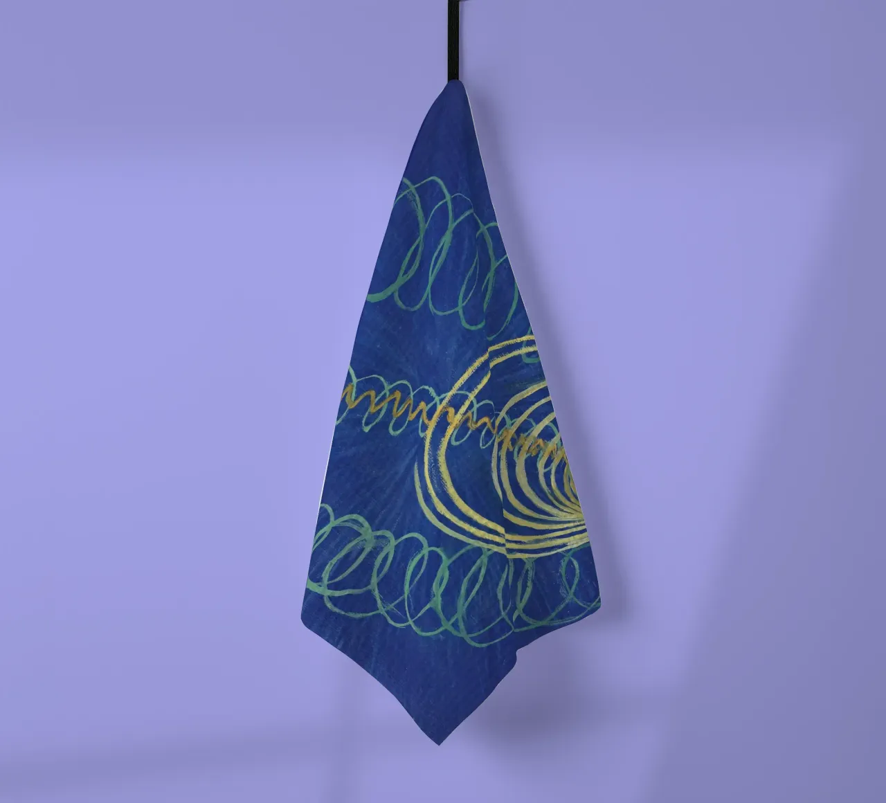 Hilma af Klint Primordial Chaos Abstract Art Print torchon de homdeco