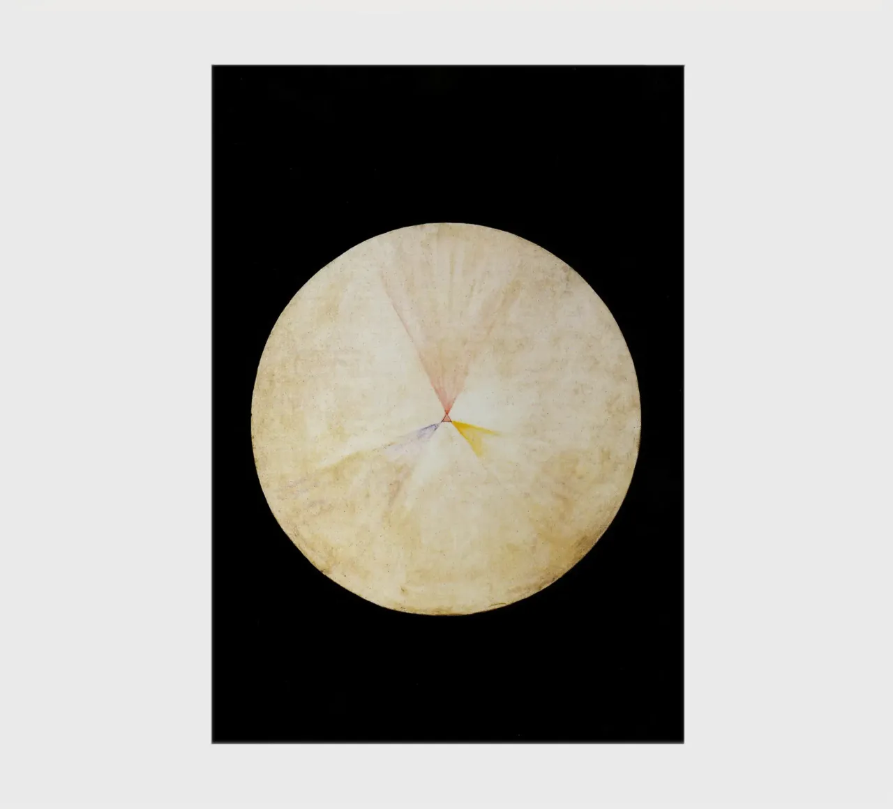 Hilma af Klint Series SUW No 14 Swan Abstract Print notebook by homdeco