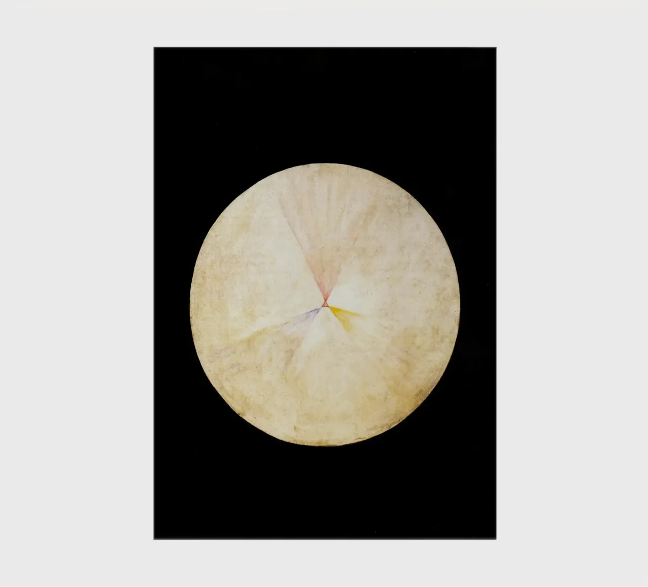 Hilma af Klint Series SUW No 14 Swan Abstract Print notebook by homdeco