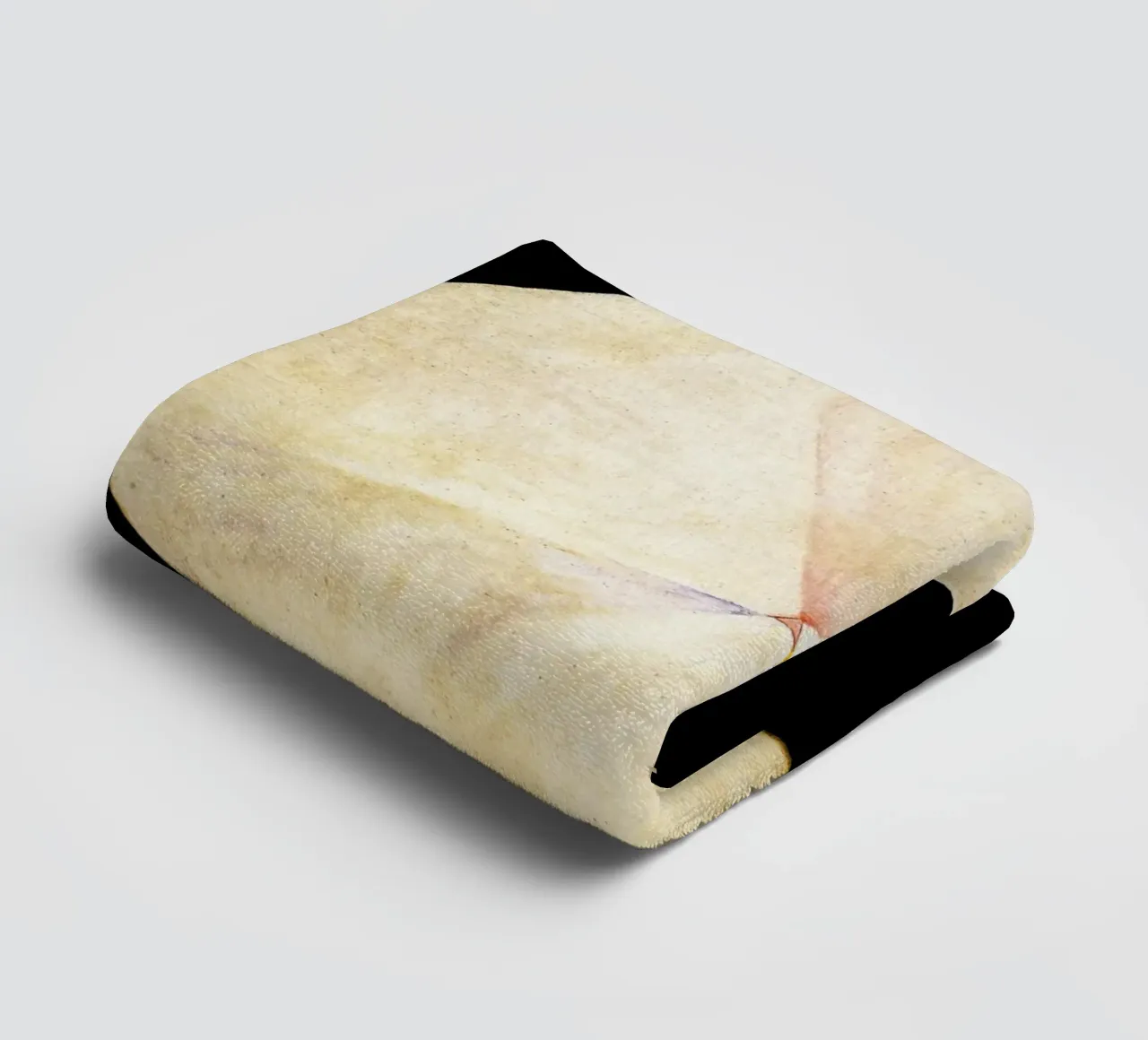 Hilma af Klint Series SUW No 14 Swan Abstract Print towel by homdeco