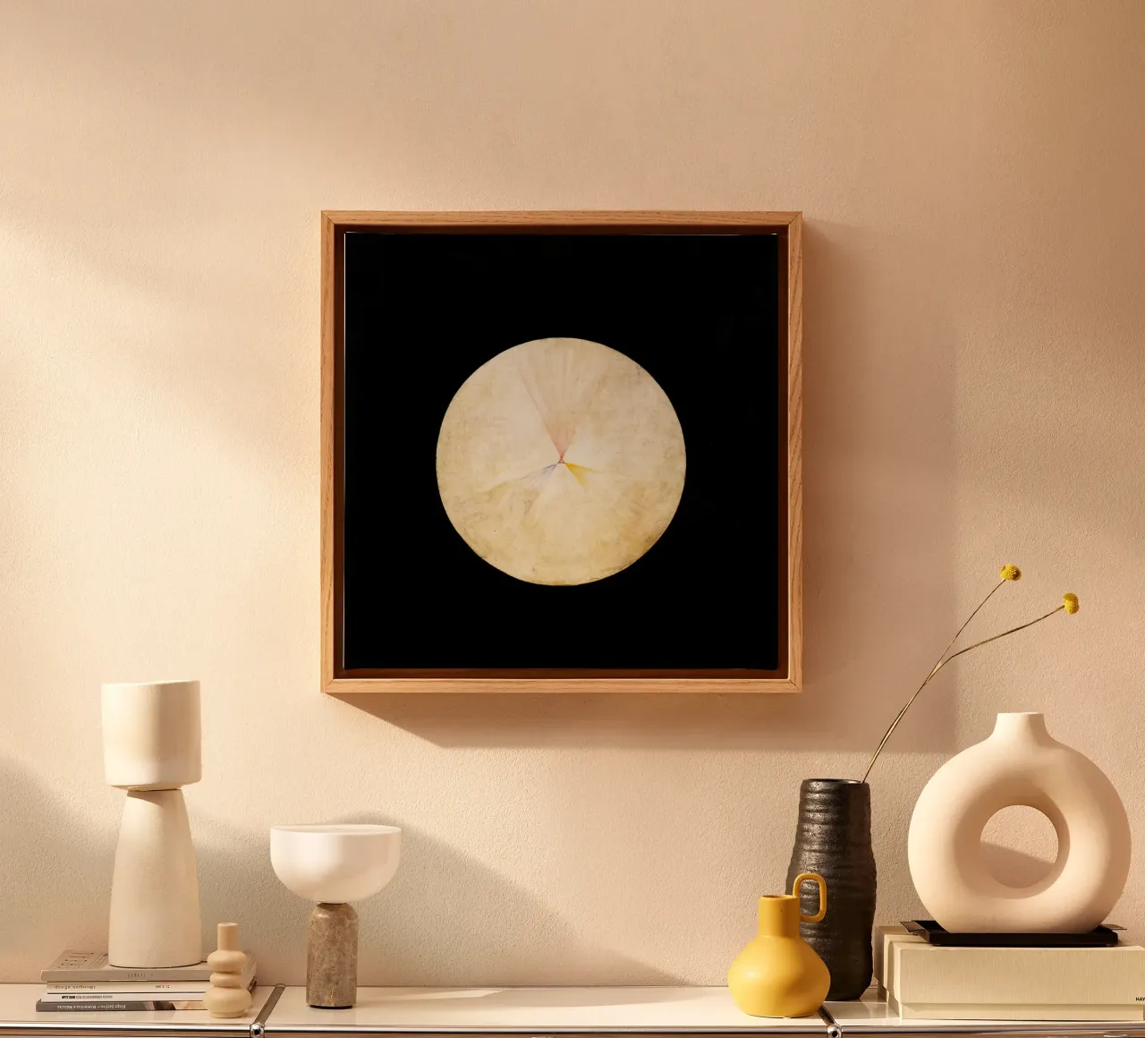 Hilma af Klint Series SUW No 14 Swan Abstract Print canvas by homdeco