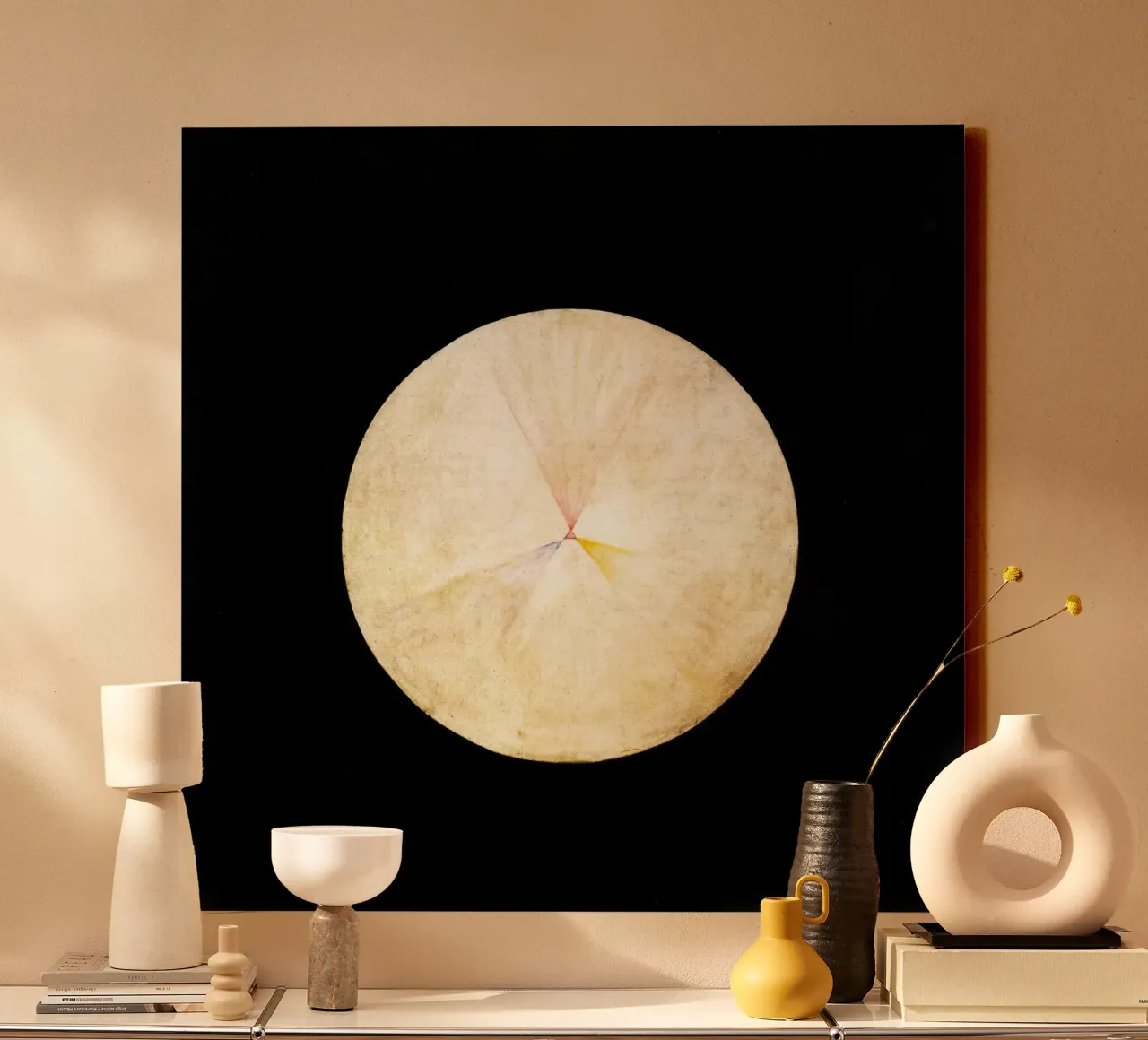 Hilma af Klint Series SUW No 14 Swan Abstract Print canvas by homdeco