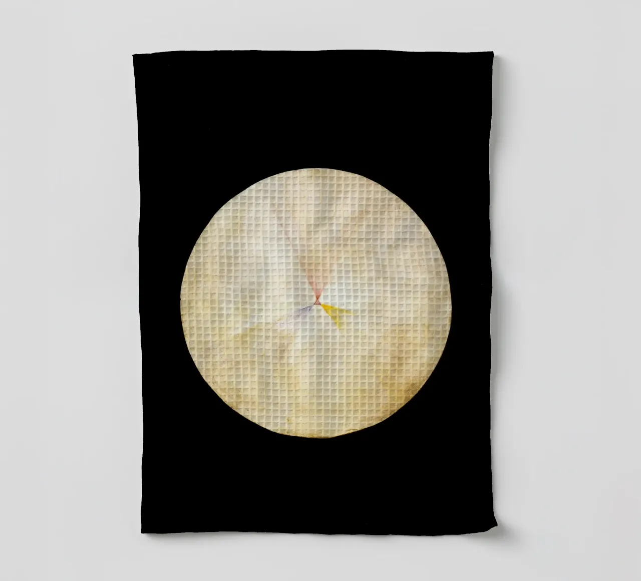 Hilma af Klint Series SUW No 14 Swan Abstract Print tea towel by homdeco