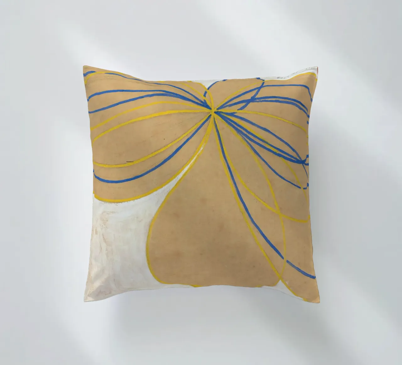 Hilma af Klint La stella a sette punte Astratto cuscino da homdeco
