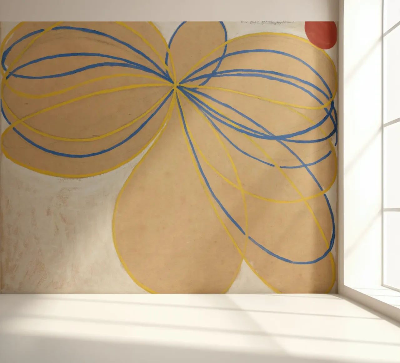 Hilma af Klint The Seven-Pointed Star Abstract photo wallpaper by homdeco