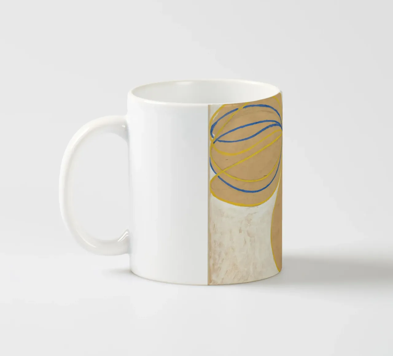 Hilma af Klint La stella a sette punte Astratto tazza in ceramica da homdeco