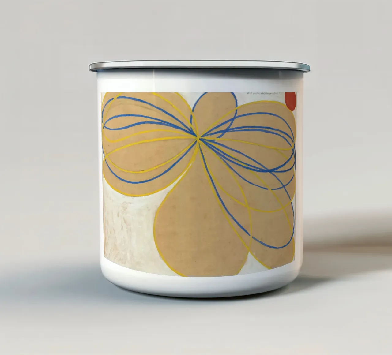 Hilma af Klint La stella a sette punte Astratto tazza in smalto da homdeco