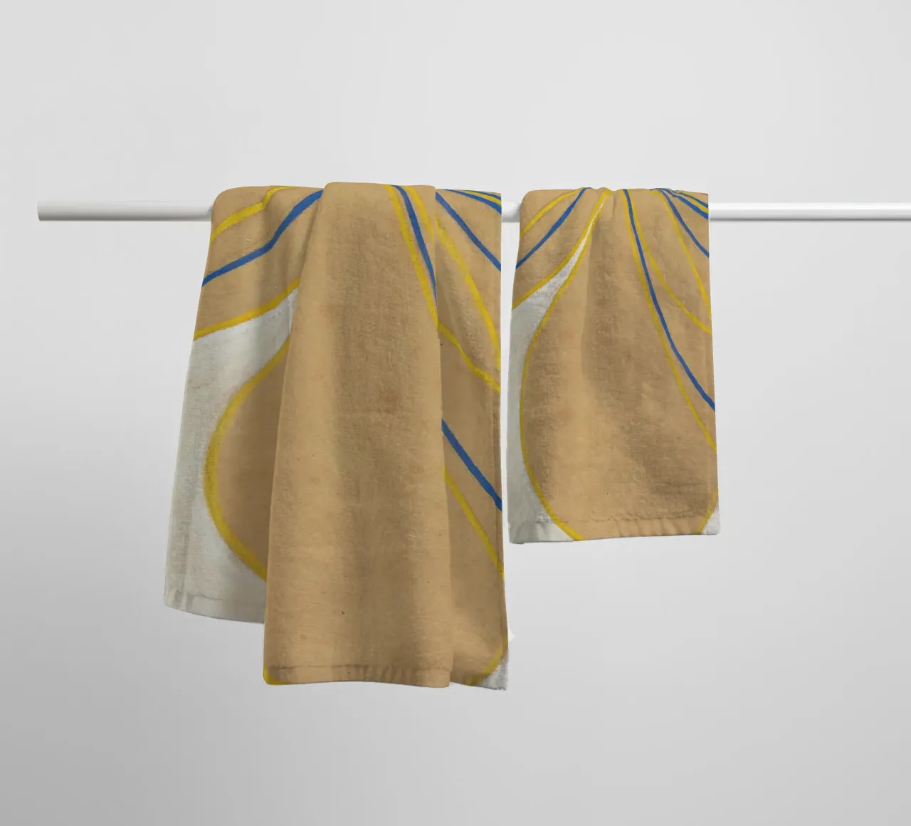 Hilma af Klint La stella a sette punte Astratto asciugamano da bagno da homdeco