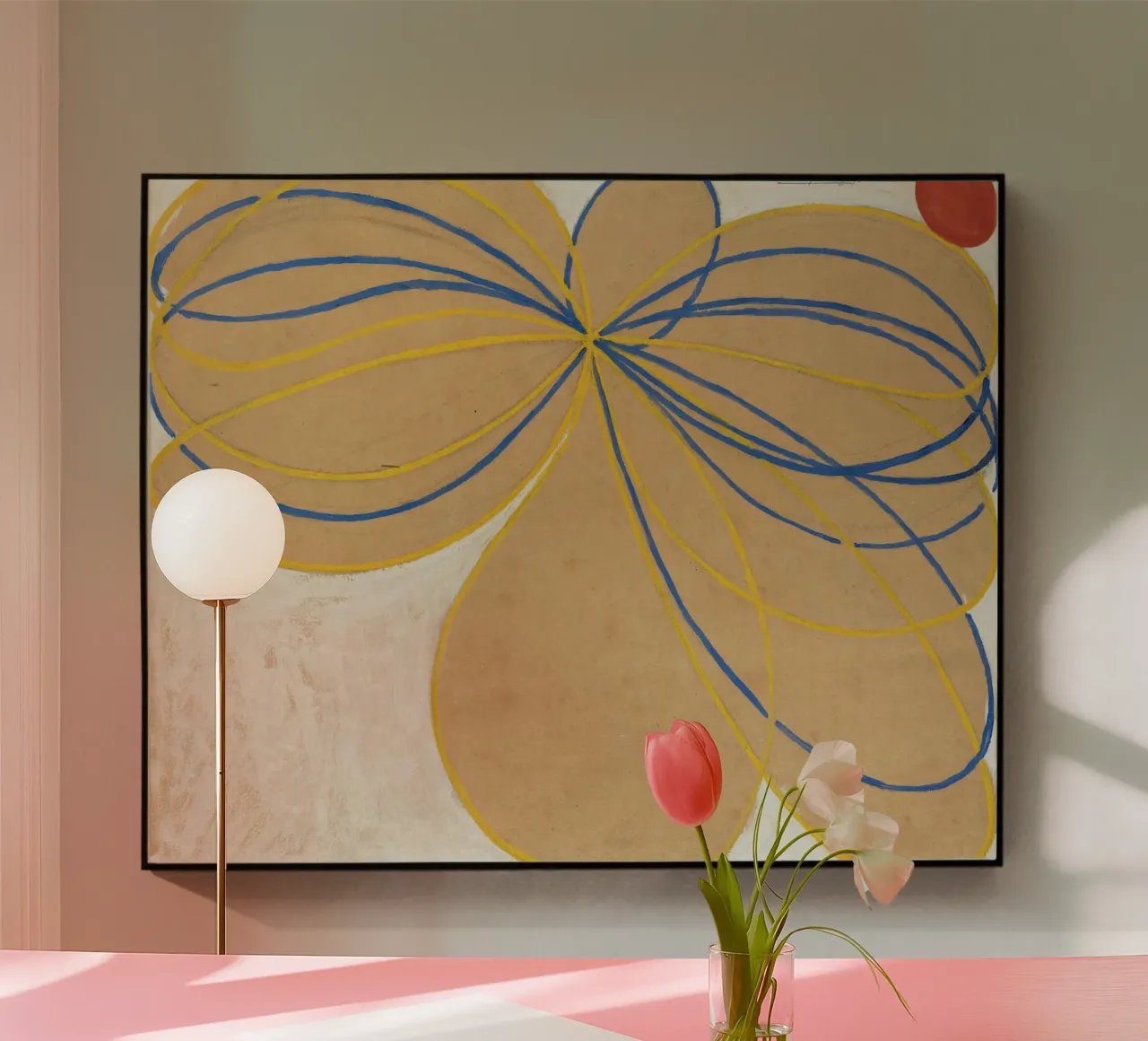 Hilma af Klint La stella a sette punte Astratto plexiglass da homdeco
