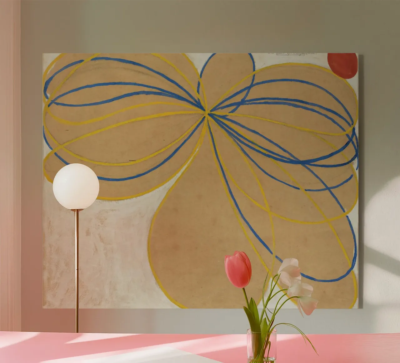 Hilma af Klint La stella a sette punte Astratto plexiglass da homdeco