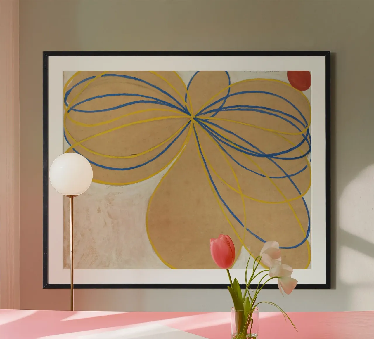 Hilma af Klint La stella a sette punte Astratto carta hahnemühle da homdeco