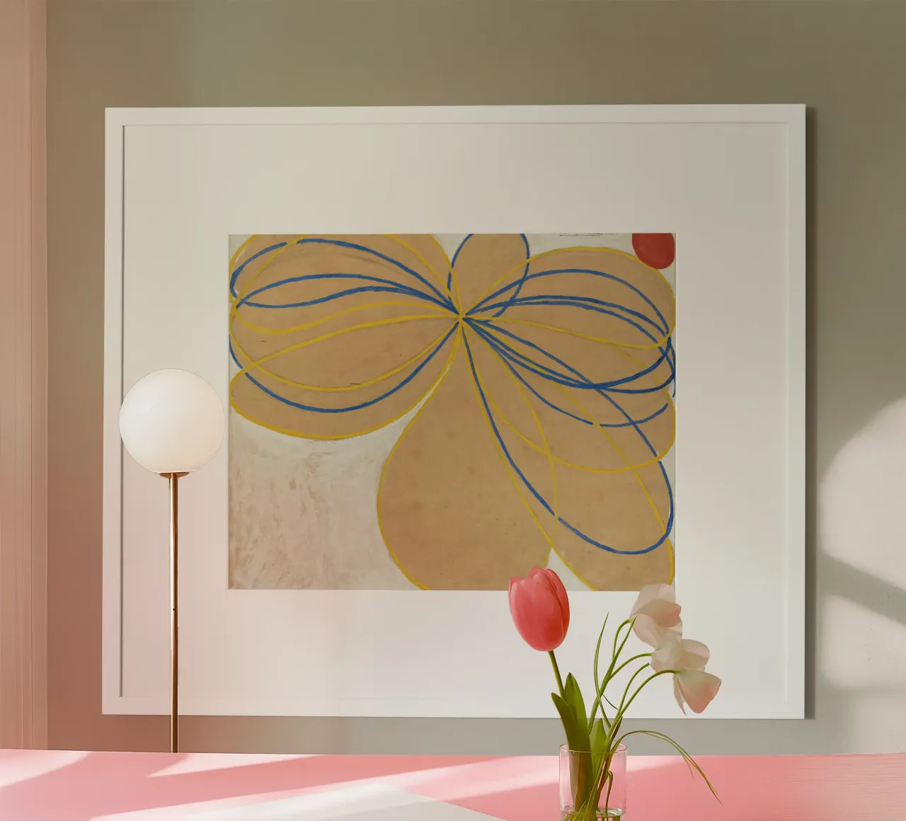 Hilma af Klint La stella a sette punte Astratto carta hahnemühle da homdeco