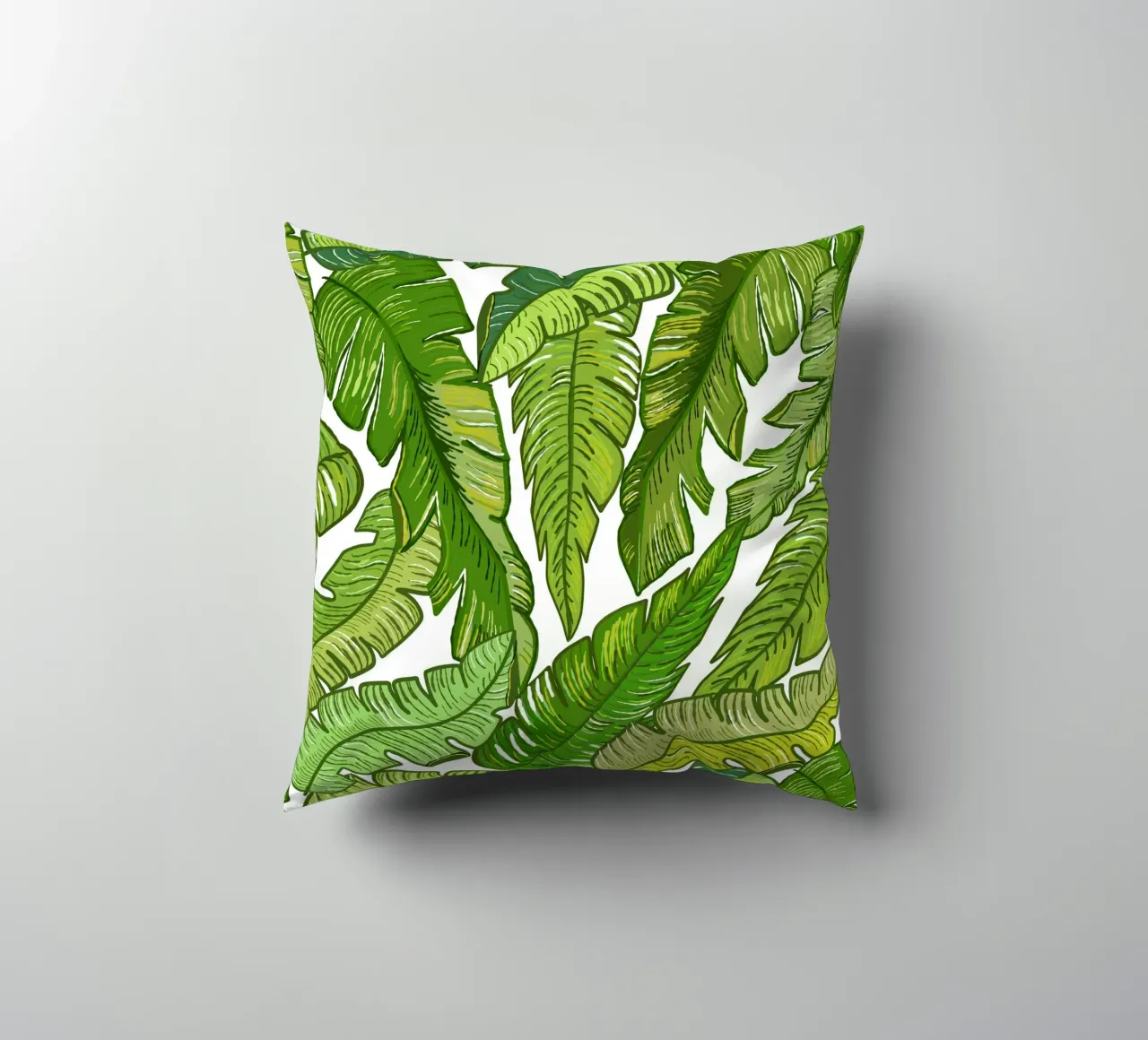 Foglie di banano tropicali cuscino da gulsengunel