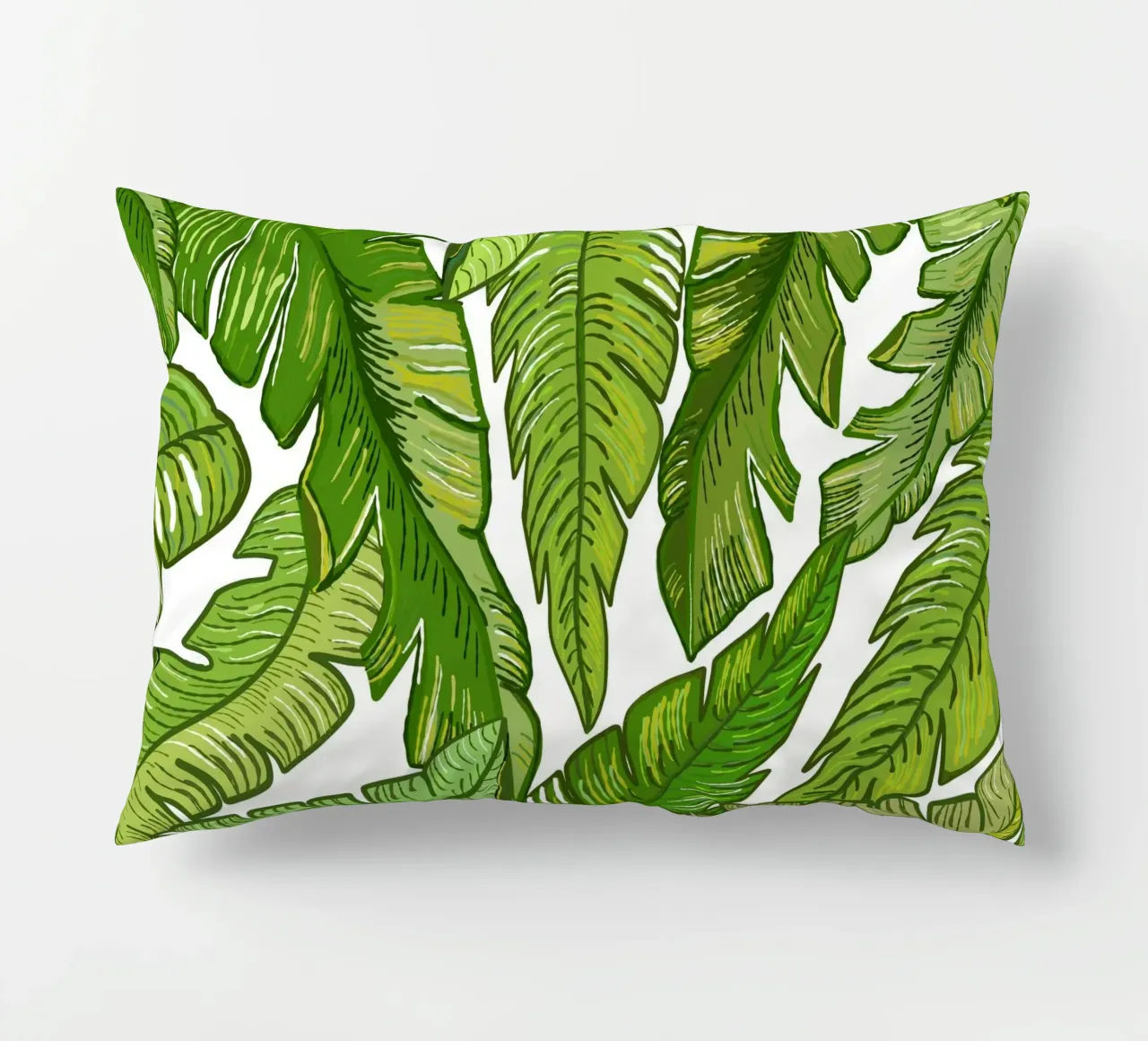 Foglie di banano tropicali cuscino da gulsengunel