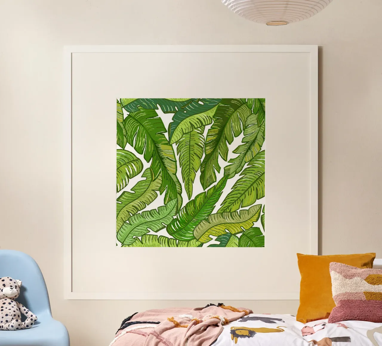 Foglie di banano tropicali poster da gulsengunel