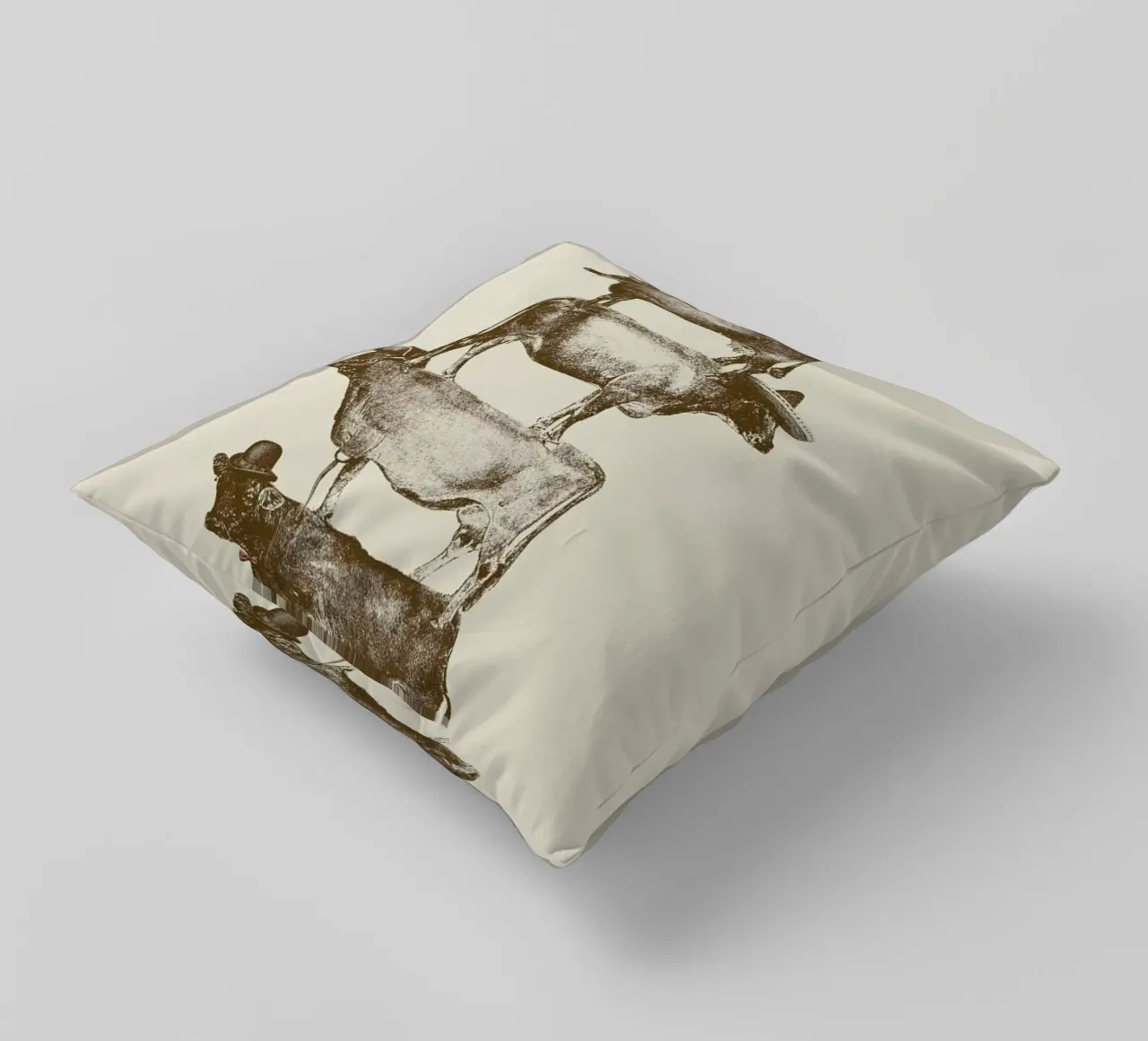 Cow Cow Nuts cuscino da Florent Bodart