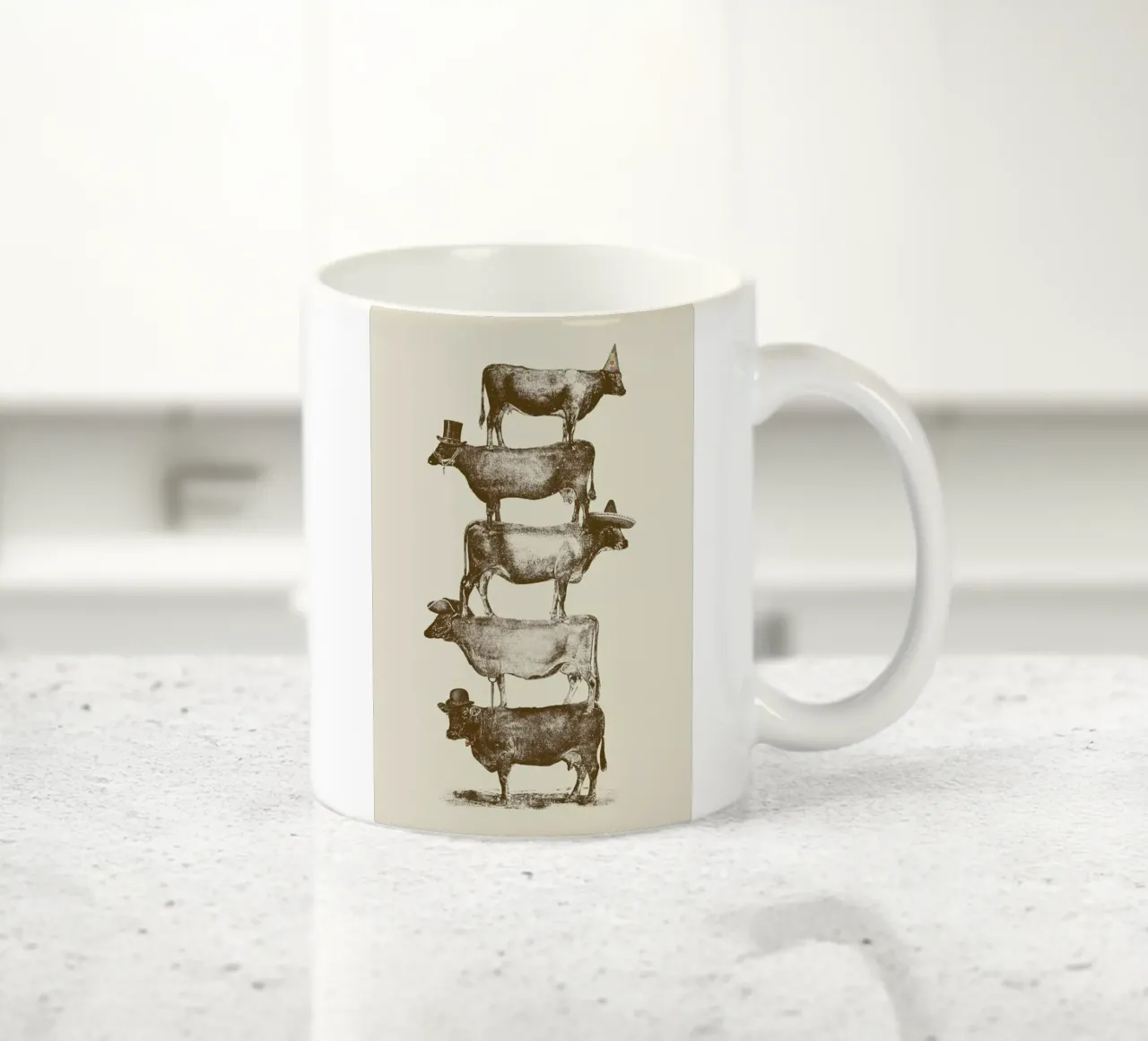Cow Cow Nuts tazza in ceramica da Florent Bodart