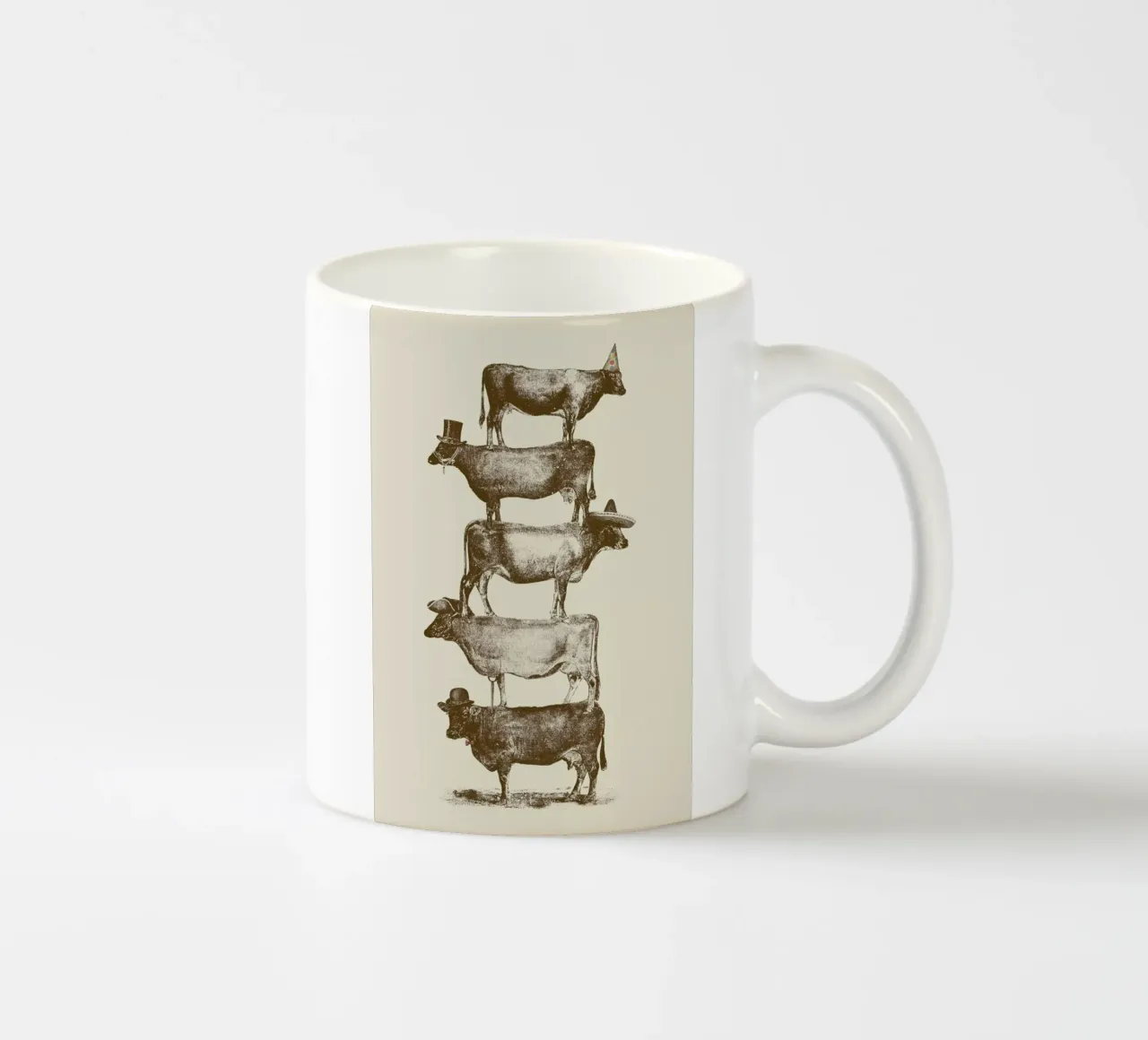 Cow Cow Nuts tazza in ceramica da Florent Bodart
